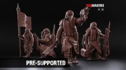 Death command squad of Imperial force 3D print model