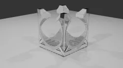 Default cube from blender 3D model