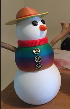 designer buttons for giant snowman