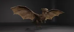 DRAGON BLENDER 1 Low-poly 3D model