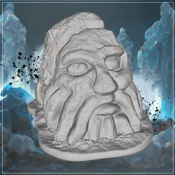 Dwarf head rock