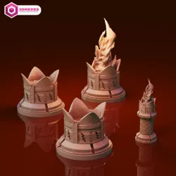 Dwarven Furnaces Set - Magmakeeps
