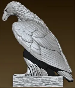 Eagle statue 3D print model