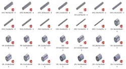 EIXOS E BUCHAS ESTRIADAS (SPL AND SPLS)