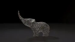 Elephant Figurine 3D print model
