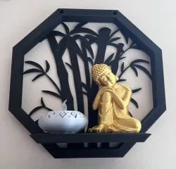 Etagère zen bambou