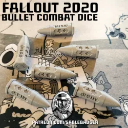 Fallout 2d20 - Combat Dice bullets
