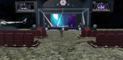 Festival Area In The Space VR-Ready-To-Use Low-poly 3D model