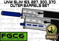 FGC-6 MKI/MKII: UNW 163, 227, 300, 370 SLIM Outer barrels set