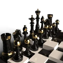 FINEST CHESS SET 3D print model