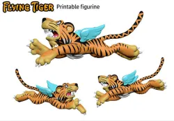 Flying Tiger  3D print model