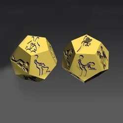 Foreplay dice sexy 3D print model