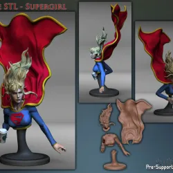 FREE Supergirl BUST