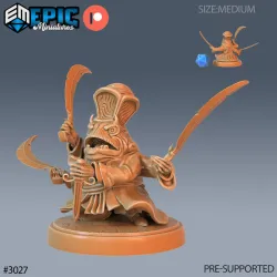Frog Warlock Swords / Toad Folk / Marsh Reptile Warrior / Swamp Dweller / Forest Encounter