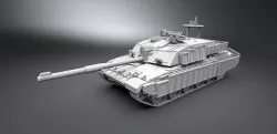 Fv4034 Challenger 2 Scale model 3D print model