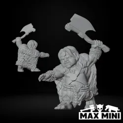Halfling Adventuring Barbarian