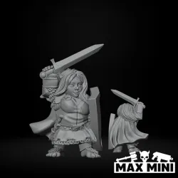 Halfling Female Foot Knight