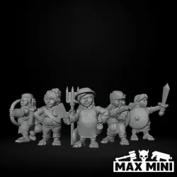 Halfling Female Townsfolk Group 1