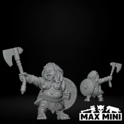 Halfling Shield Maiden Queen