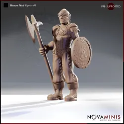 Human Male Fighter 01