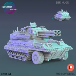 Infantry battle tank / Roving Vehicle / Alien War Construct / Steampunk Battle Robot / Cosmic Invasion Army / Cyberpunk / Sci-Fi Encounter