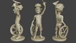 Joe Biden Cyclist Meme 3D print model