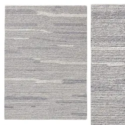 KIRAN HAND-KNOTTED WOOL and SILK RUG 3D model