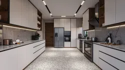 Kitchen Minimalist Design Blender - Fbx - Obj 3D model