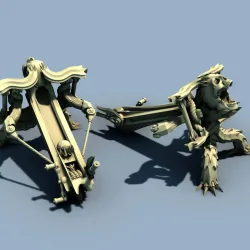 Light Dark Elf Catapult