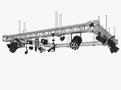 Light Truss 4 3D model