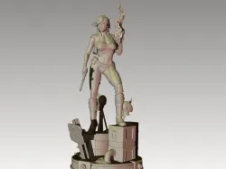 Lilith from Borderlands 3D print model