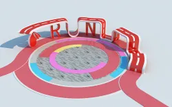 Little Cute Rabbit Network Red Seat 3D model