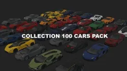 LOW POLY RACING PACK Low-poly 3D model