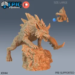 Lupion Wolf Scorpion Chimera Sneaky / Evil Poison Hybrid / Wild Predator / Swamp Encounter