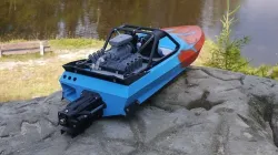 M-Jet Supersprint - 3D Printable RC Jetboat Model 3D print model