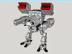 Mad Cat MKii Battlemech w/ Supports