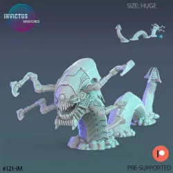Mechanical Worm Burrowing / Space Creeper / Alien Technology / Cosmic Crawler / Cyberpunk Machine / Invasion Army / Trooper Attack / Sci-Fi Encounter