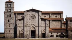 Medieval Modular Church Low-poly 3D model