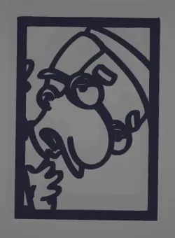 Milhouse Frame wall art