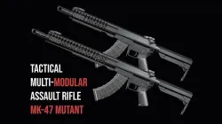 Modular assault rifle Mk47 mutant ar-15 modul  Low-poly 3D model