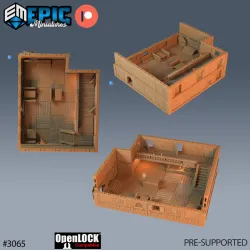 Modular Tavern Tiles / Medieval / Human Village Building / Warrior Pub / Dungeon Area Decoration / OpenLOCK