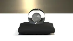 Moon crystal ball 3D model