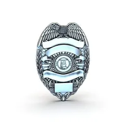 Opelika Police Badge 5 3D print model