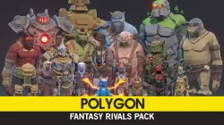 POLYGON - Fantasy Rivals Pack Low-poly 3D model