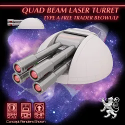 Quad Beam Laser Turret - Type A Free Trader Beowulf
