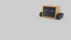 Rocotank Full Rig and Animated Low-poly 3D model