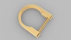 Screw D Ring 3D print model