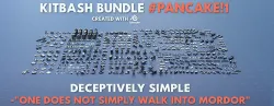 Simple Kitbash Bundle Pancake Pack 420 Models 3D model