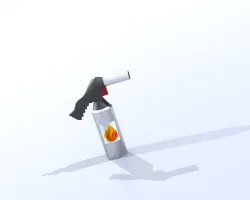 Simple torch gun
