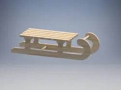 Sled for laser cut